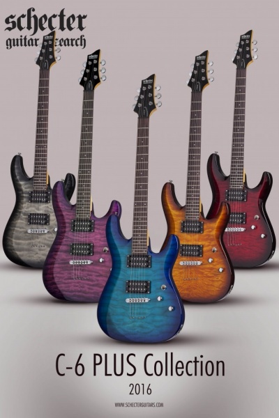 Schecter C-6 Plus - Vintage Sunburst