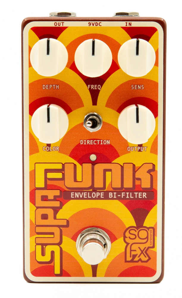 SolidGoldFX Supa Funk Envelope Bi-Filter Pedal - Voss Musikk