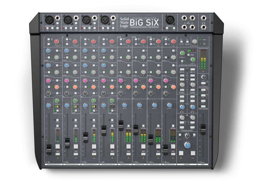 Ssl Six Routing SSL BIG SiX Superanalogue hybrid mixer - Voss Musikk